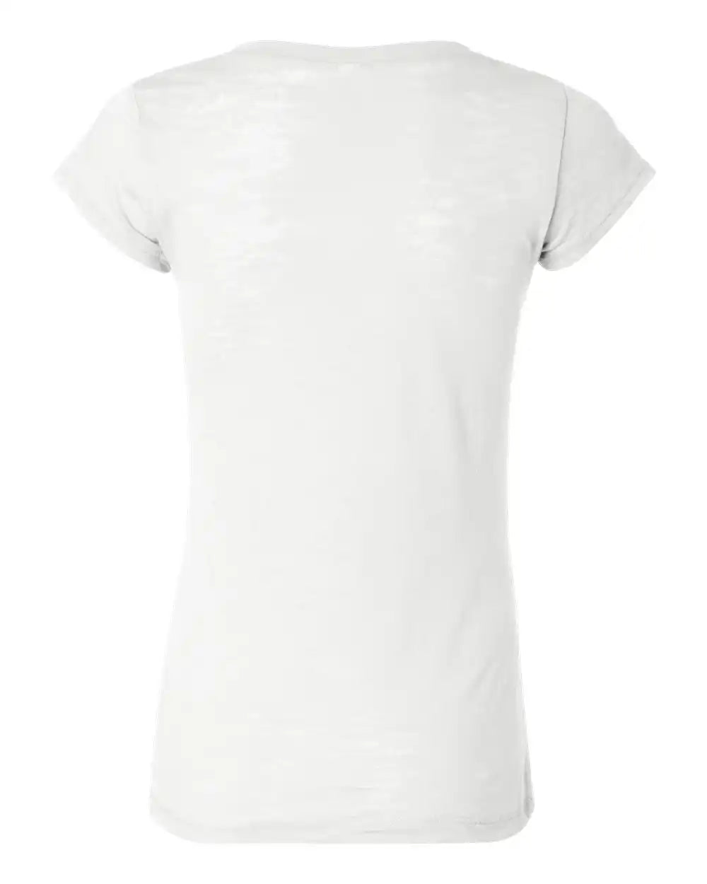 Bella + Canvas 8601 Women’s Burnout Tee - White / 2xl