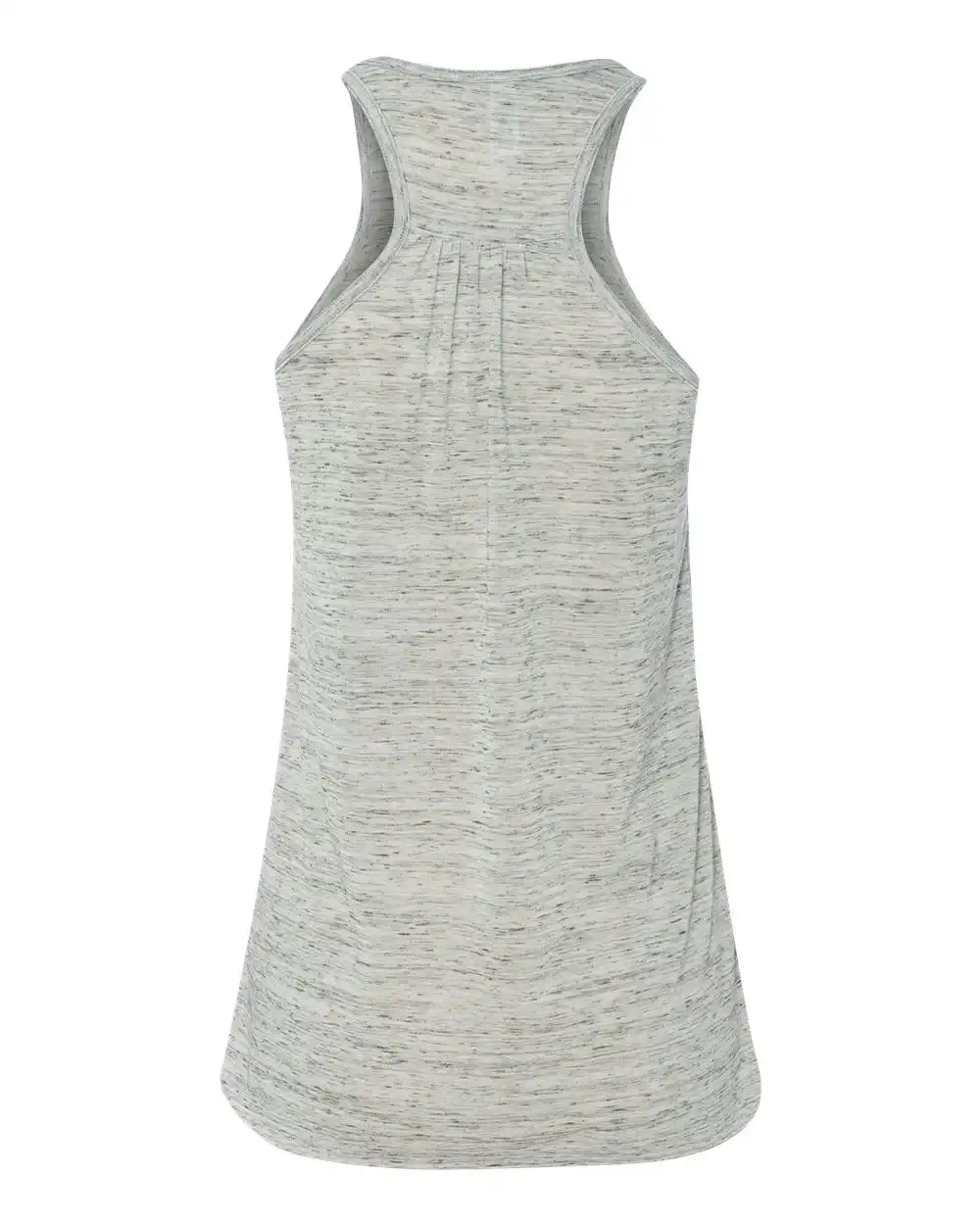 Bella + Canvas 8800bl Women’s Flowy Racerback Tank - 8800 - White Marble