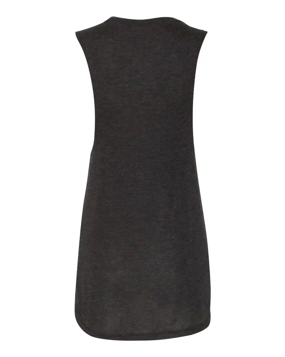 Bella + Canvas 8803 Women’s Flowy Scoop Muscle Tank - Black Heather
