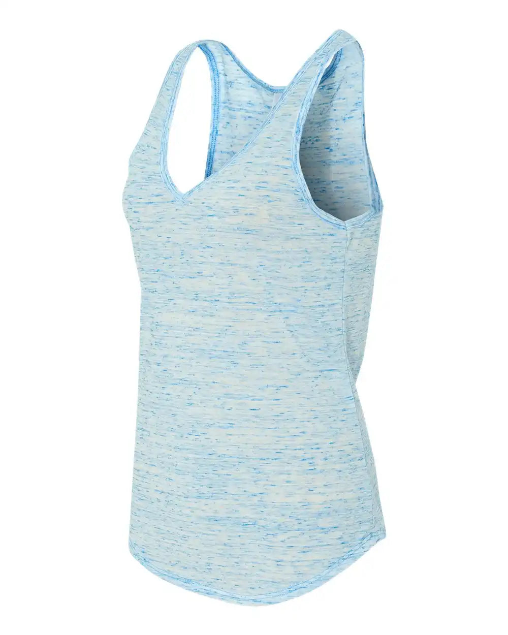 Bella + Canvas 8805b Women’s Flowy V-neck Tank - 8805 - Blue Marble - s