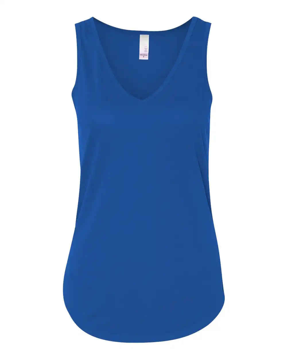 Bella + Canvas 8805b Women’s Flowy V-neck Tank - 8805 - True Royal - 2xl