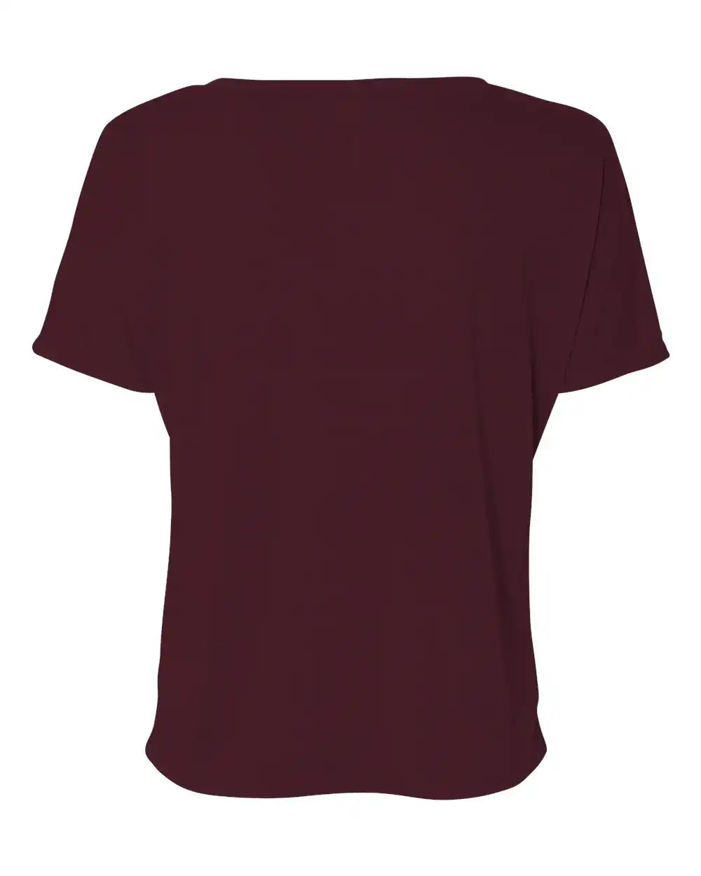 Bella + Canvas 8815 Women’s Slouchy V-neck Tee - Maroon