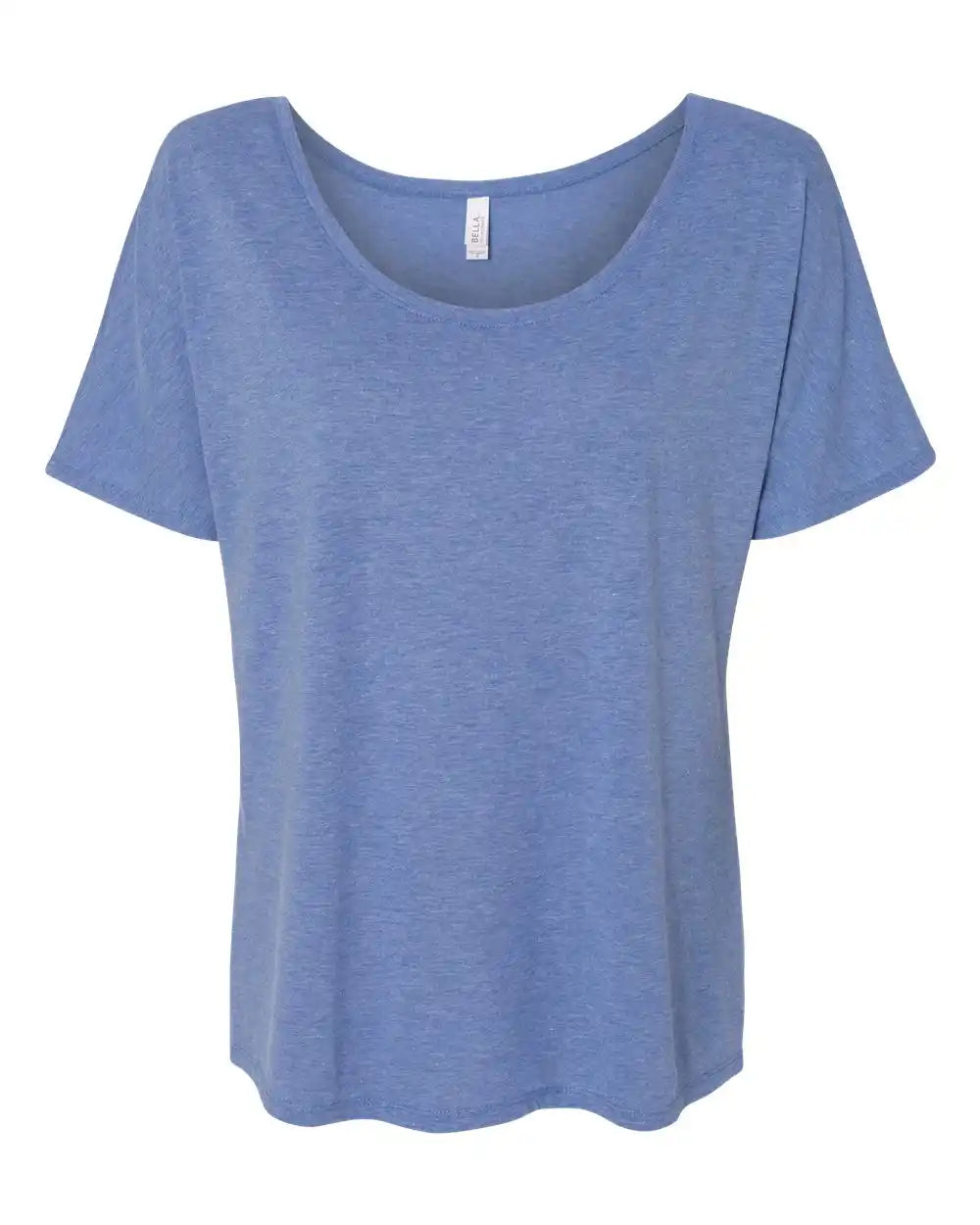 Bella + Canvas 8816 Women’s Slouchy Tee - Blue Triblend
