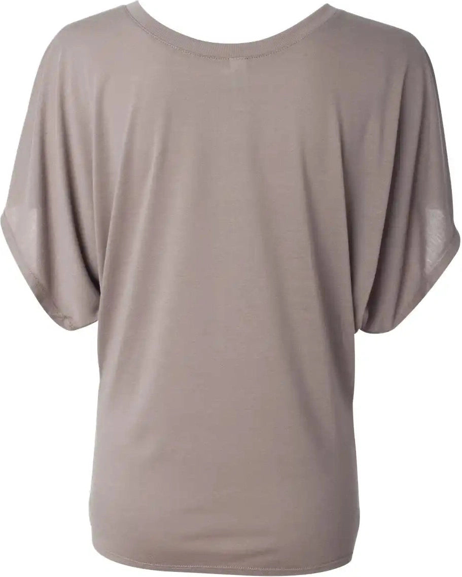 Bella + Canvas 8821b Women’s Flowy Draped Dolman Tee - 8821 - Pebble Brown - s