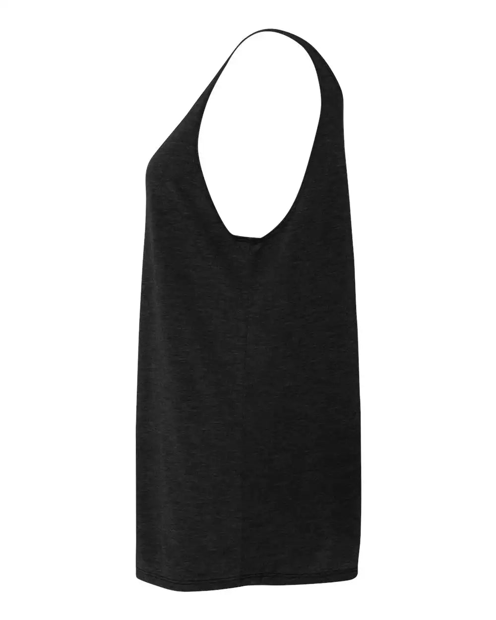 Bella + Canvas 8838b Women’s Slouchy Tank - 8838 - Black Heather