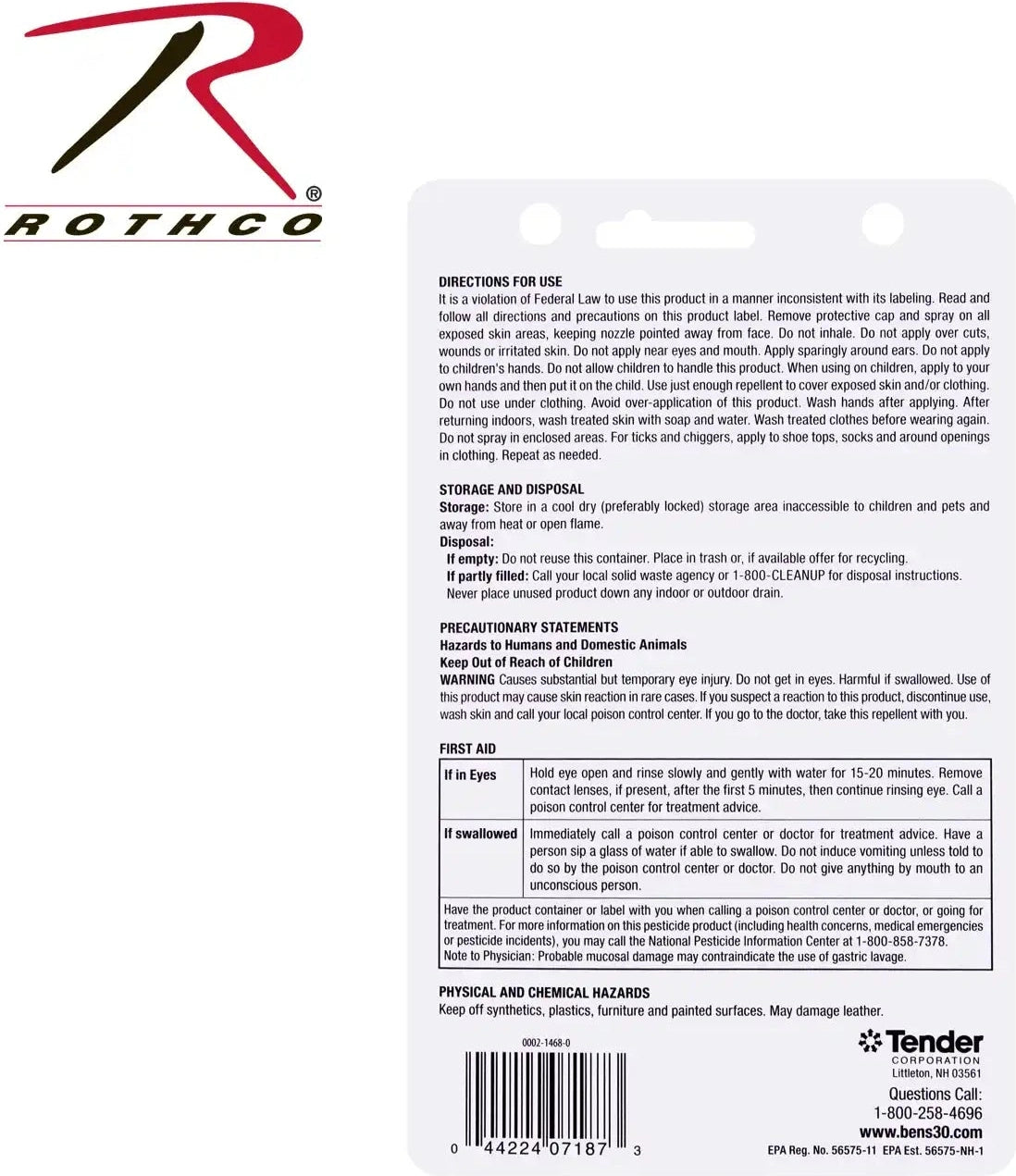 Ben’s 30 Spray Pump Insect Repellent