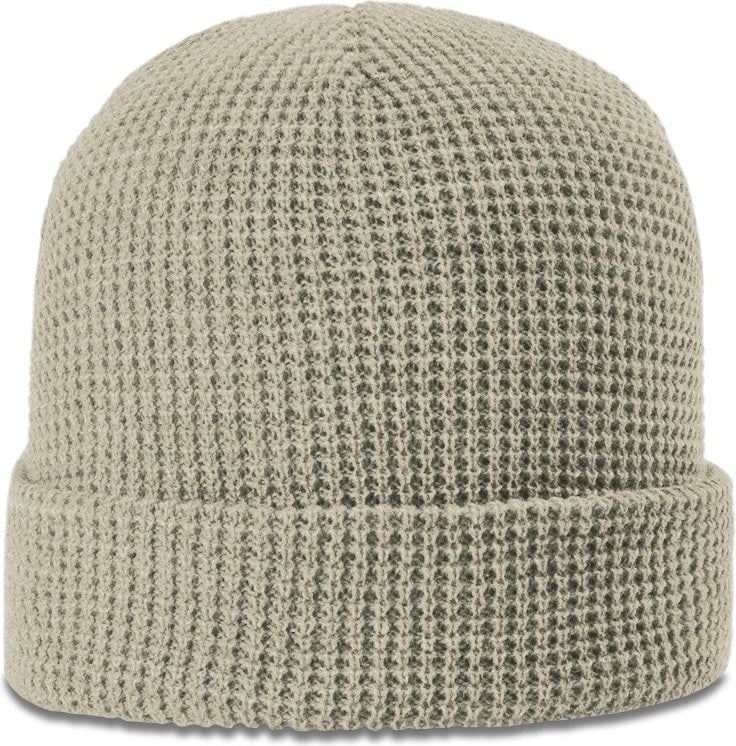 Birch Waffle Knit Beanie with Cuff