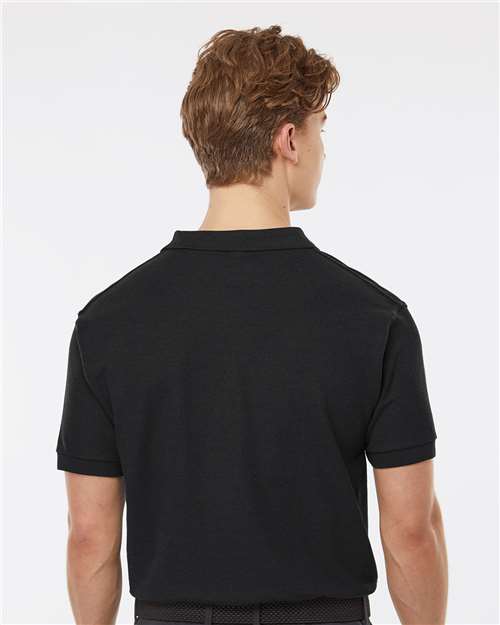 Black 50/50 Sport Pique Polo - 400