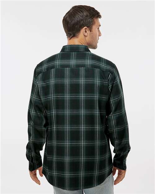 Black/ Army Perfect Flannel Work Shirt - 8220