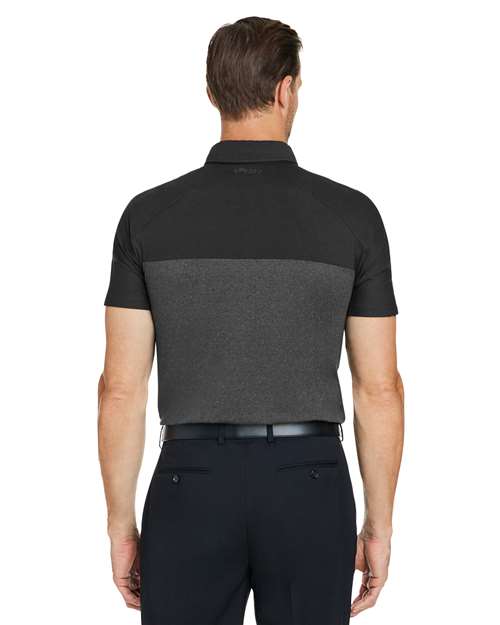Black/ Black Frost Spyre Flex Colorblock Polo - S18023