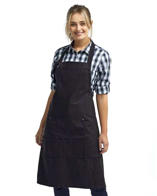 Black Calibre Heavy Canvas Apron with Pocket - RP137