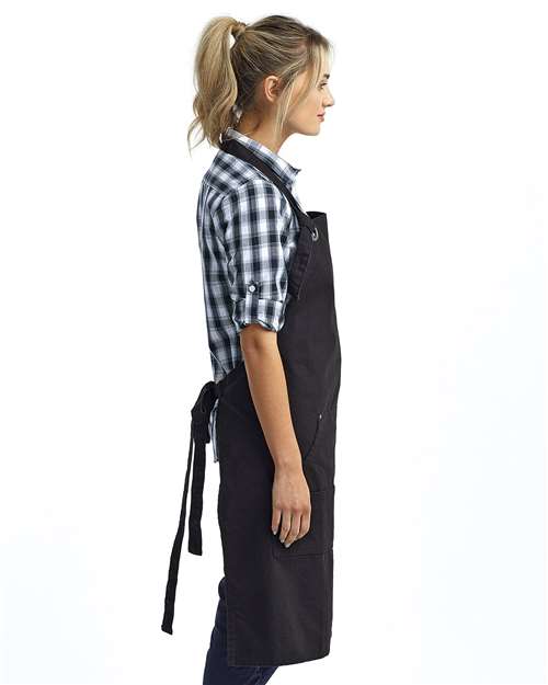 Black Calibre Heavy Canvas Apron with Pocket - RP137
