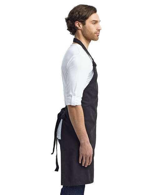 Black Calibre Heavy Canvas Bib Apron - RP130