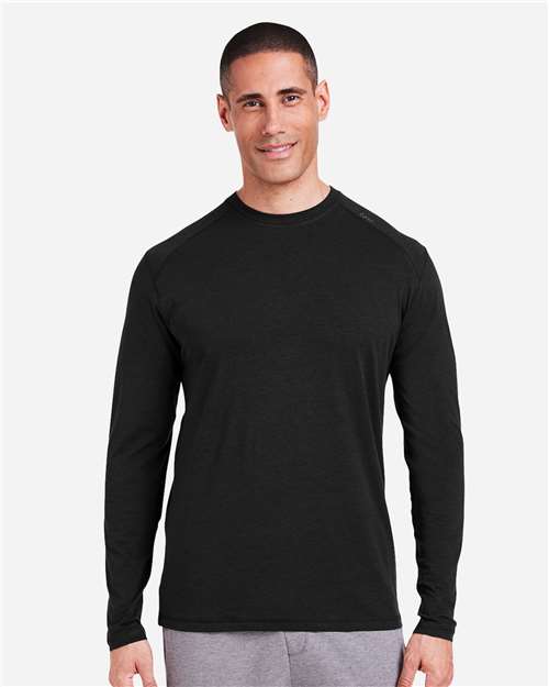 Black Carrollton Fitness Long Sleeve T-Shirt - TM310