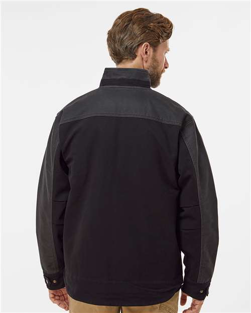 Black/ Charcoal Horizon Boulder Cloth™ Canvas Jacket - 5089