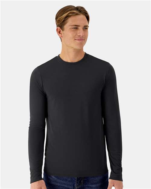 Black Cool DRI® Cotton Touch Long Sleeve T-Shirt - 484L
