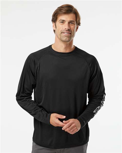 Black/ Cool Grey PFG Terminal Tackle™ Long Sleeve T-Shirt - 212472