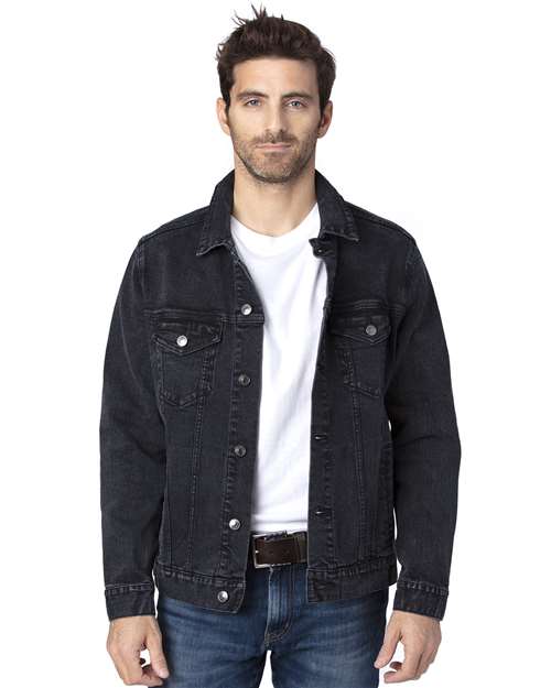 Black Denim Denim Jacket - 370J