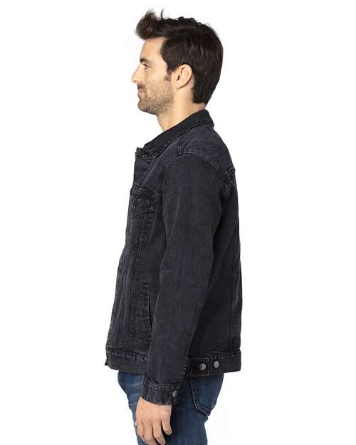 Black Denim Denim Jacket - 370J