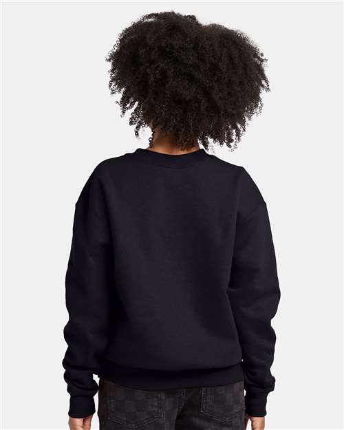 Black Ecosmart® Youth Crewneck Sweatshirt - P360