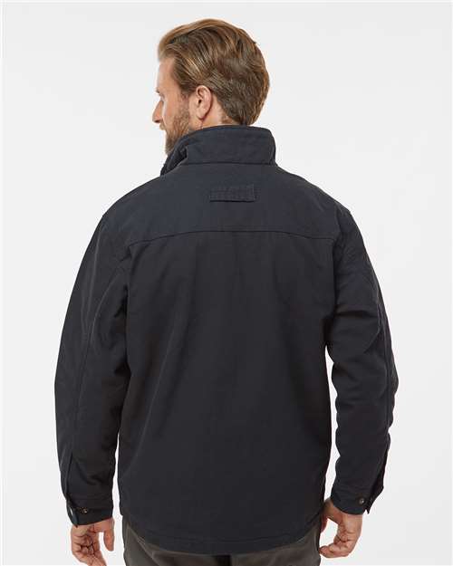 Black Endeavor Canyon Cloth™ Canvas Jacket with Sherpa Lining - 5037