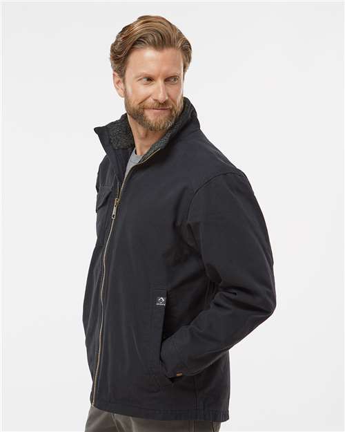 Black Endeavor Canyon Cloth™ Canvas Jacket with Sherpa Lining - 5037