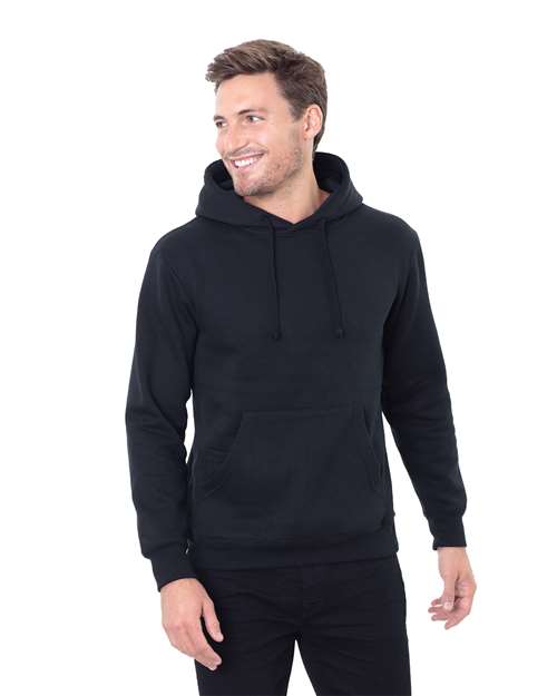 Black Epic Fleece Pullover Hooded Sweatshirt - T2000