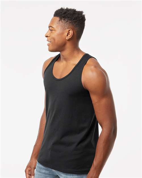 Black Fine Jersey Tank Top - S105
