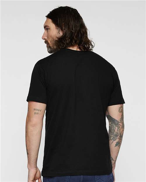 Black Fine Jersey Tee - 6901