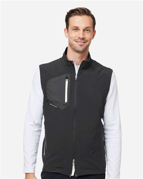 Black Full-Zip Vest - W1009Z
