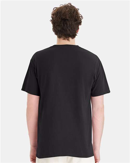 Black Garment-Dyed Pocket T-Shirt - GDH150