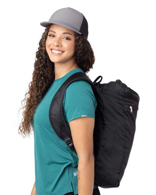Black Getaway Cinchback Travel Backpack - BE278