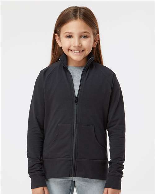Black Girls' Practice Jacket - S89Y