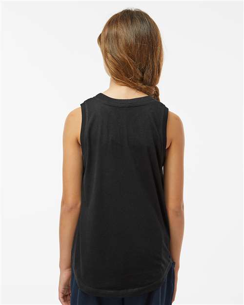 Black Girls' Relaxed Fine Jersey Tank - 2692