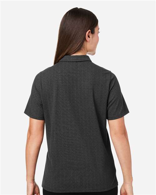 Black/ Graphite Women's Crownlux Performance® Geo Polo - DG101W