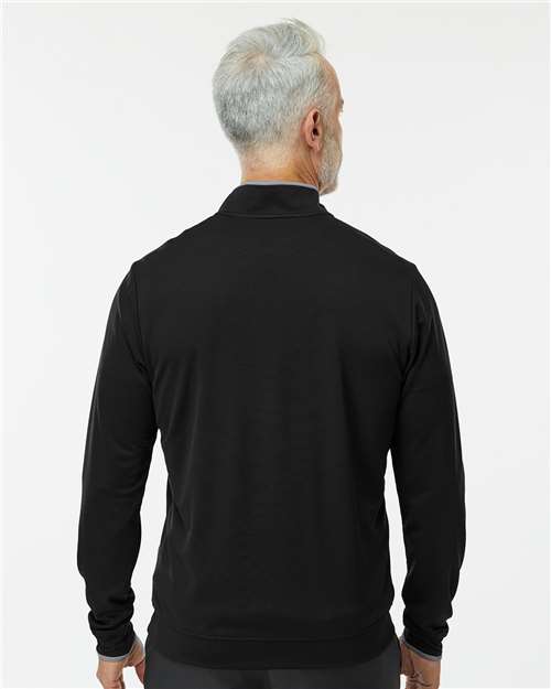 Black/ Grey Three Lightweight Quarter-Zip Pullover - A2002