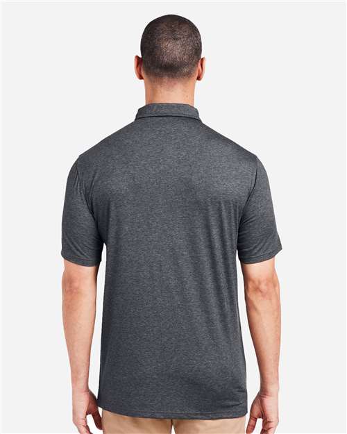 Black Heather Cloud Lightweight Polo - TM538
