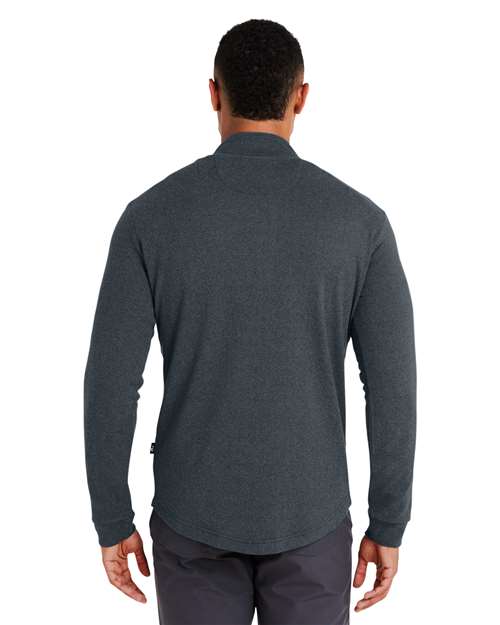 Black Heather Emery Quarter-Zip Pullover - SWE500