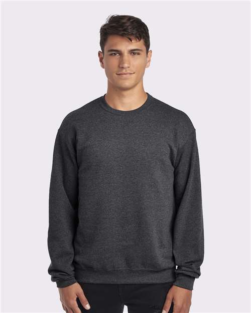 Black Heather NuBlend® Crewneck Sweatshirt - 562MR