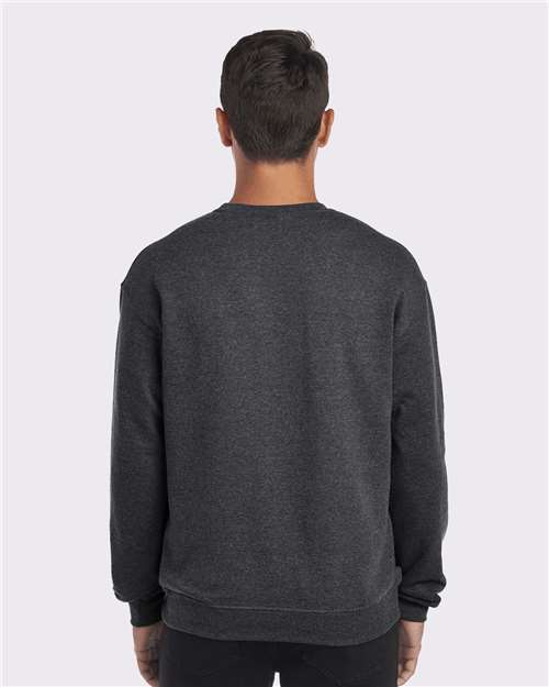 Black Heather NuBlend® Crewneck Sweatshirt - 562MR