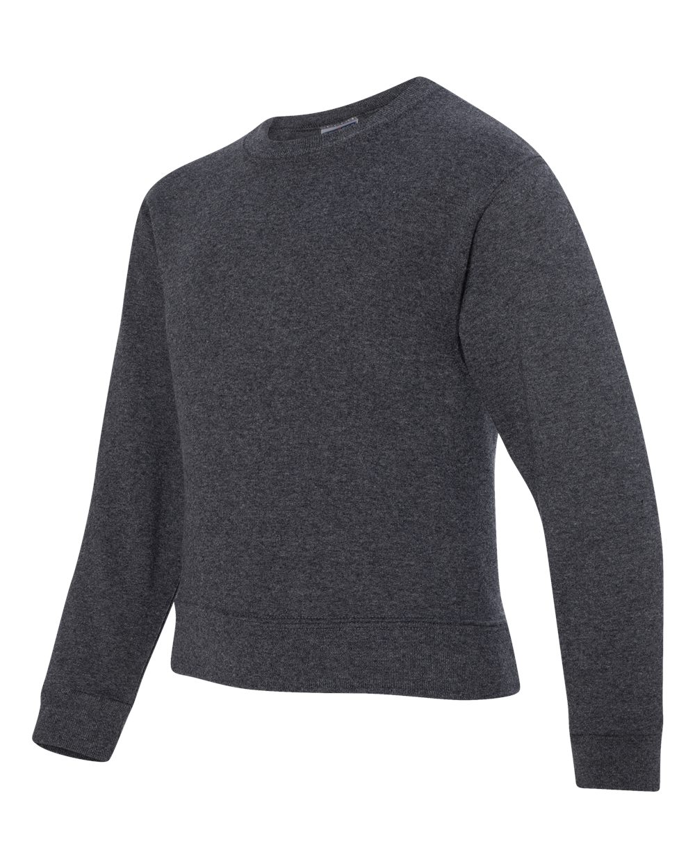 Black Heather NuBlend® Youth Crewneck Sweatshirt - 562BR