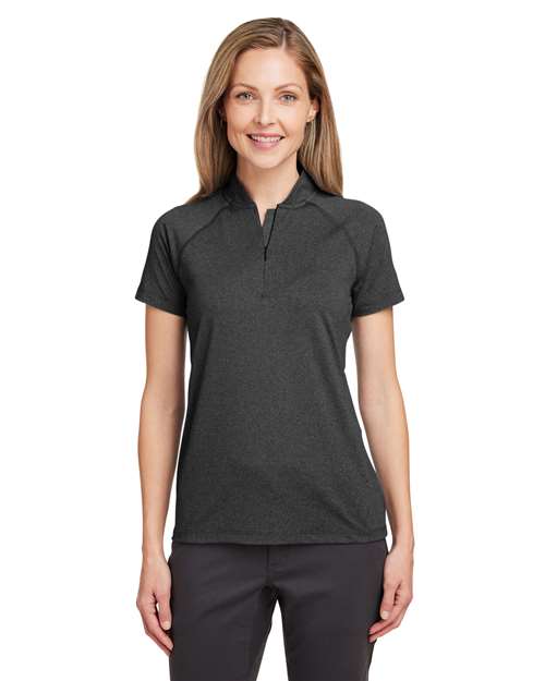 Black Heather Women's Quinn Polo - SW200L