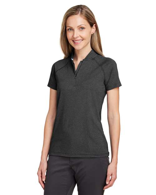 Black Heather Women's Quinn Polo - SW200L