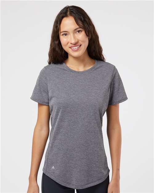Black Heather Women's Sport T-Shirt - A377