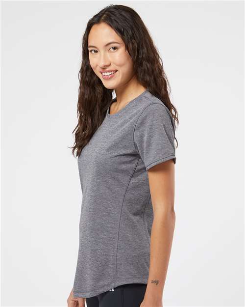 Black Heather Women's Sport T-Shirt - A377