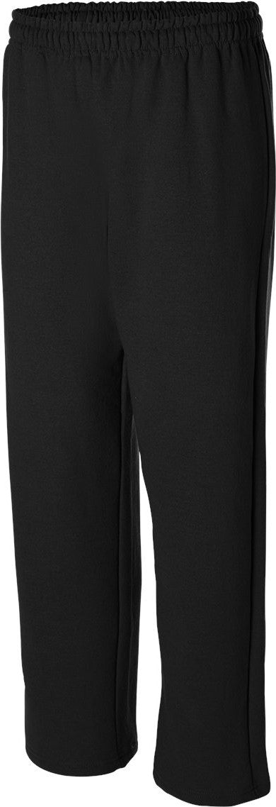 Black Heavy Blend™ Open-Bottom Sweatpants - 18400