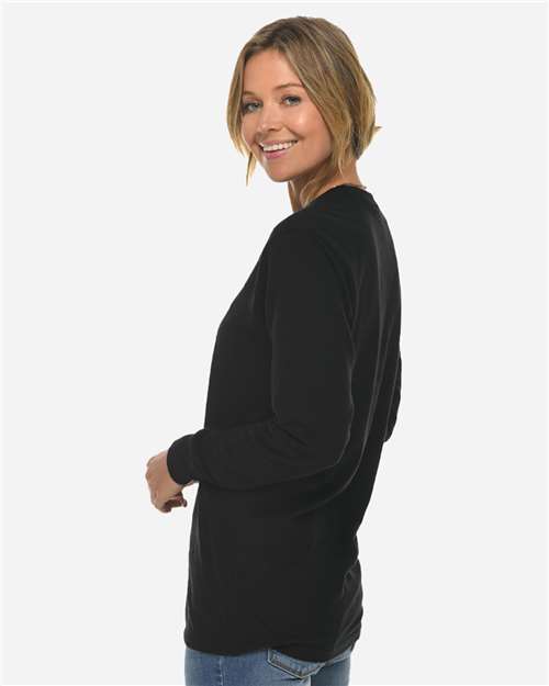 Black Heavyweight Long Sleeve T-Shirt - LS15009