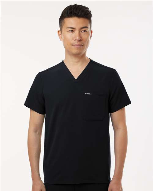 Black Holmes Everyday 1-Pocket Scrub V-Neck Top - M10001