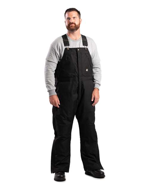 Black Icecap Insulated Bib Overall - NB834