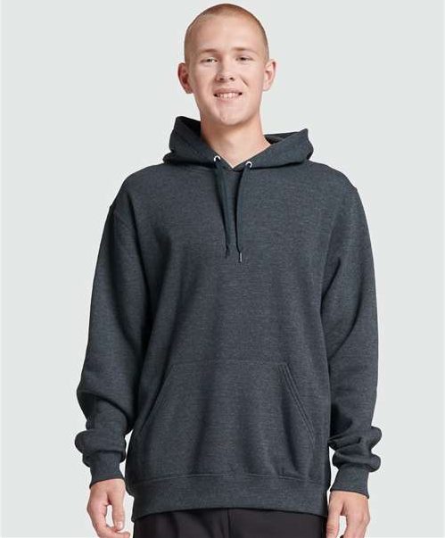 Black Ink Heather Eco™ Premium Blend Ring-Spun Hooded Sweatshirt - 700MR